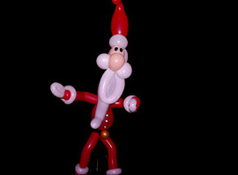 balloons santa